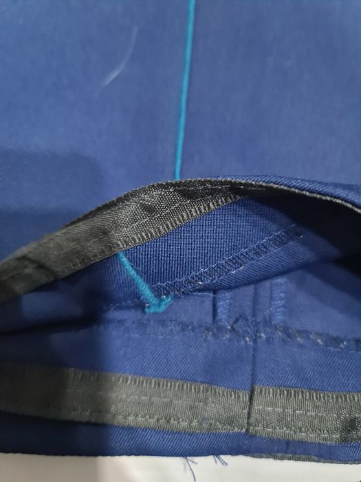 Брюки военные синие