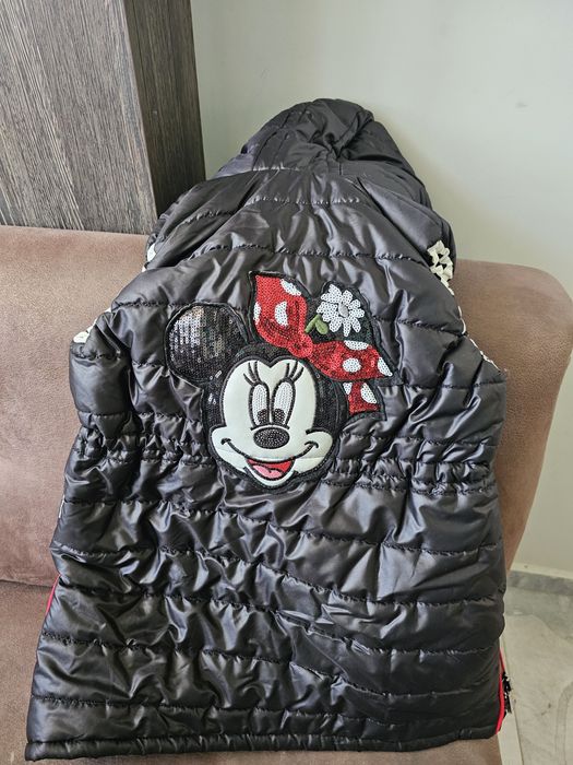 Нов кокетен елек с естествен пух размер 122