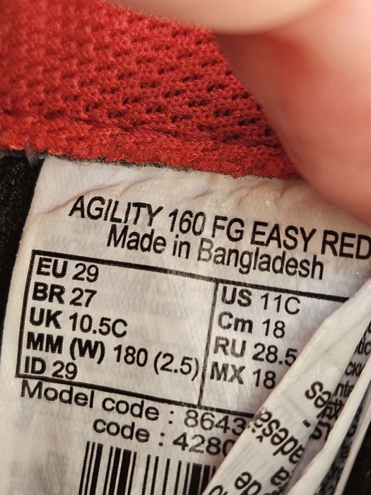 Ghete fotbal copii cu crampoane Decathlon– mărimea 29 si 30