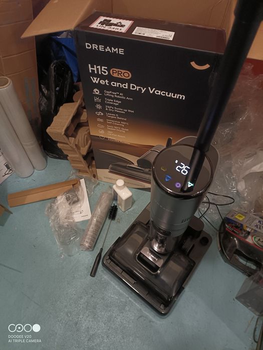 Вертикална прахосмукачка за мокро и сухо почистване Dreame H15 Pro HHR46A, 21000Pa, 400W