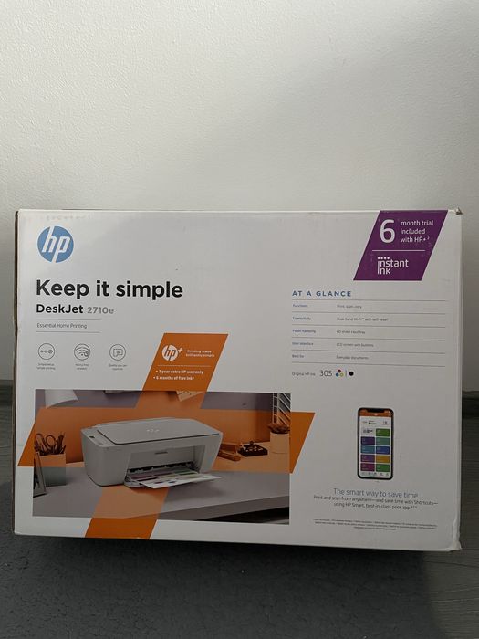 Imprimanta Multifunctional Inkjet color HP Deskjet 2710e All-in-One