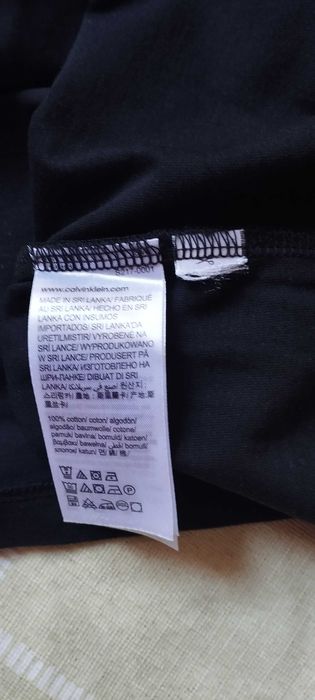 Мъжка черна тениска Calvin Klein