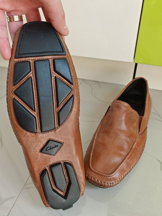 Mocasini Clarks, Piele Maro,  42.5
