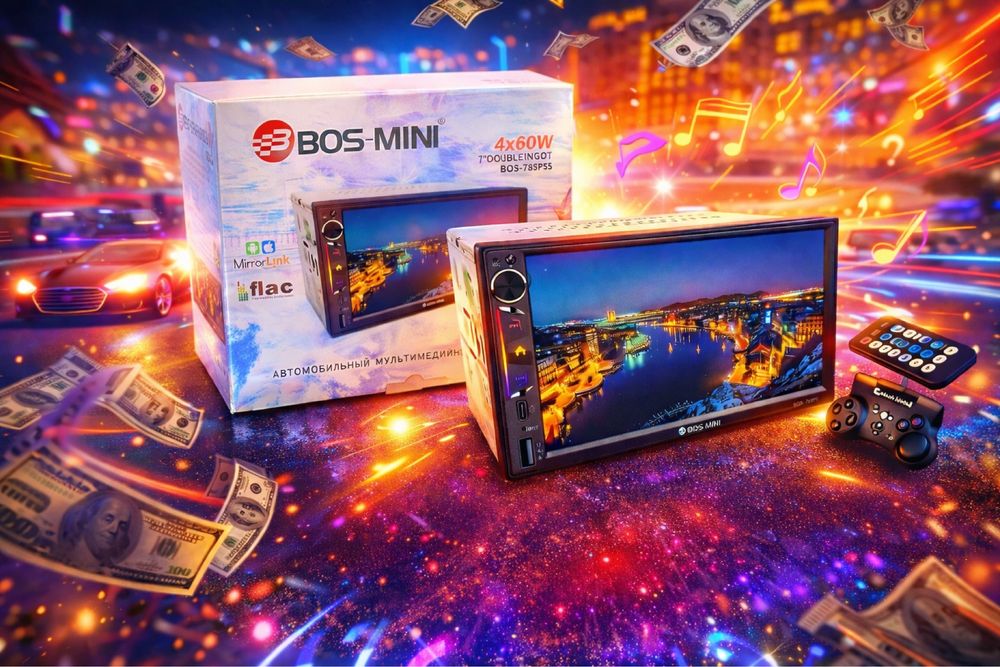 Автомобильная магнитола Bos-Mini 2Din