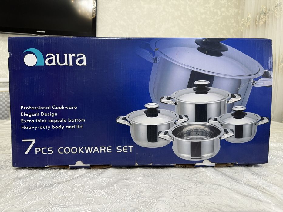 Набор кастрюлей аура (новый)