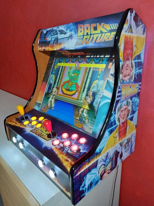 Cabinet Arcade Bartop Retro – 10.000 Jocuri Clasice Incluse!