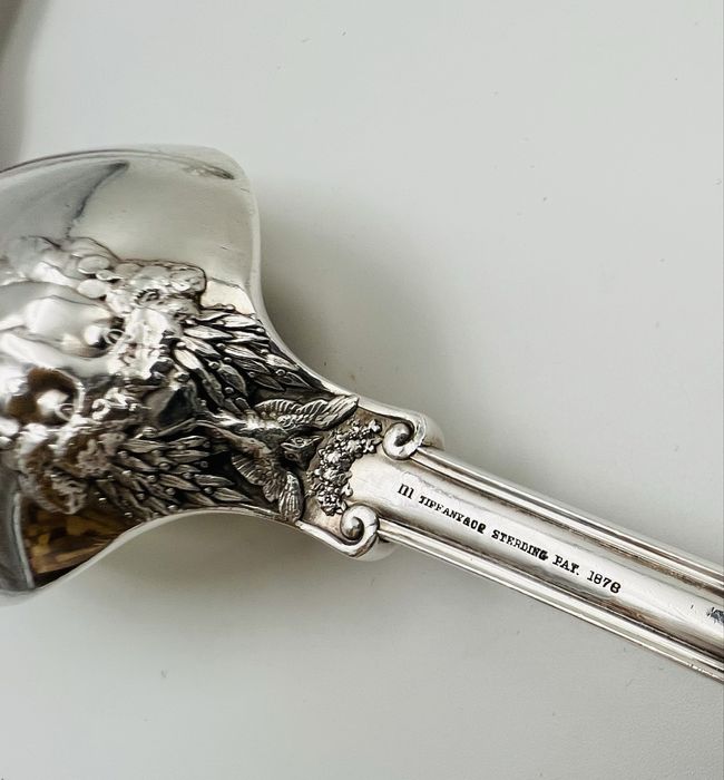 Tiffany&CO 1878г старинни сребърни лъжици 2 броя