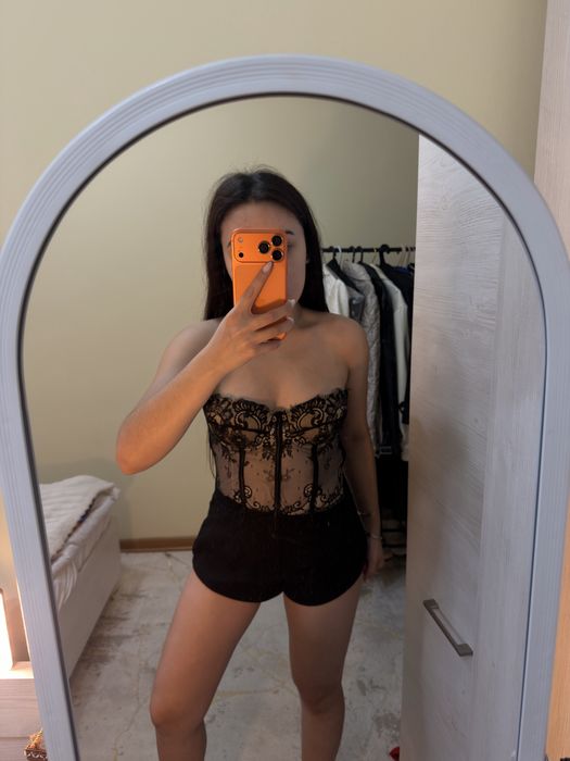 двойка корсет с шортами