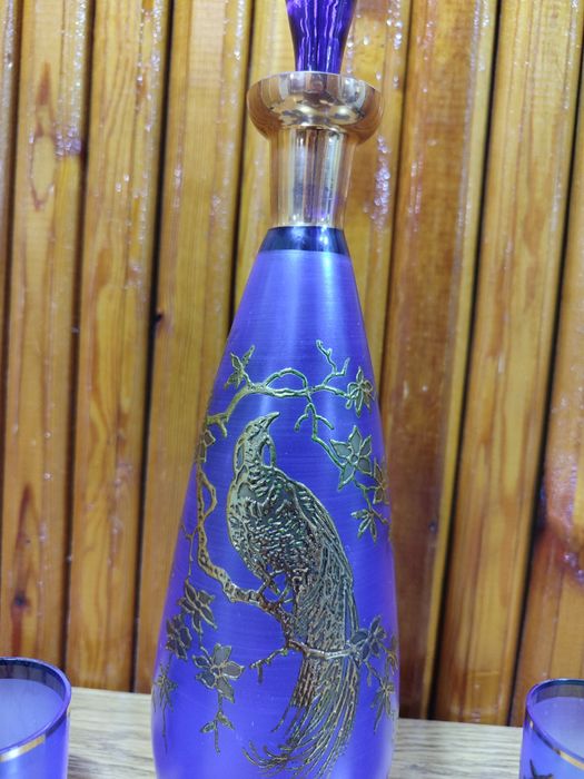 Графин со стаканами Богемия