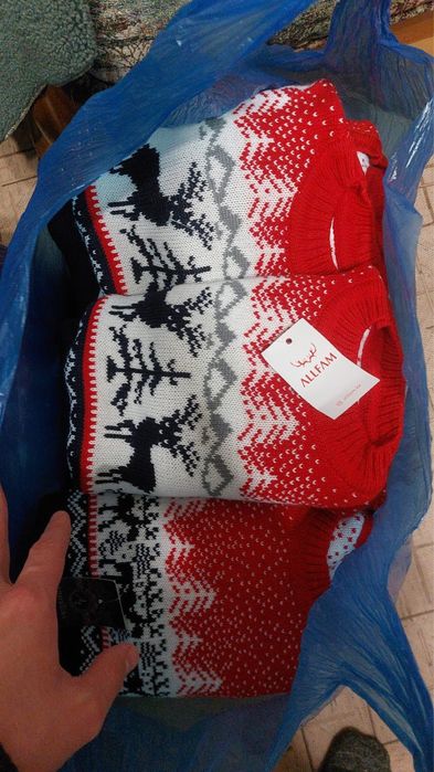 Свитера новогодние