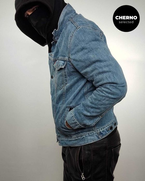 Мъжко синьо дънково яке LEVI’S Trucker Denim Jacket – размер L