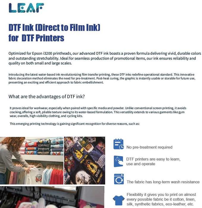 Cerneala DTF WHITE Premium