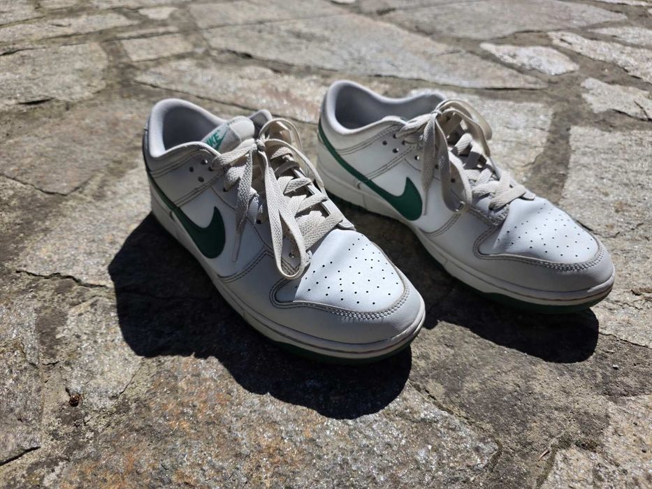 Кецове Nike бели със зелено 43 номер