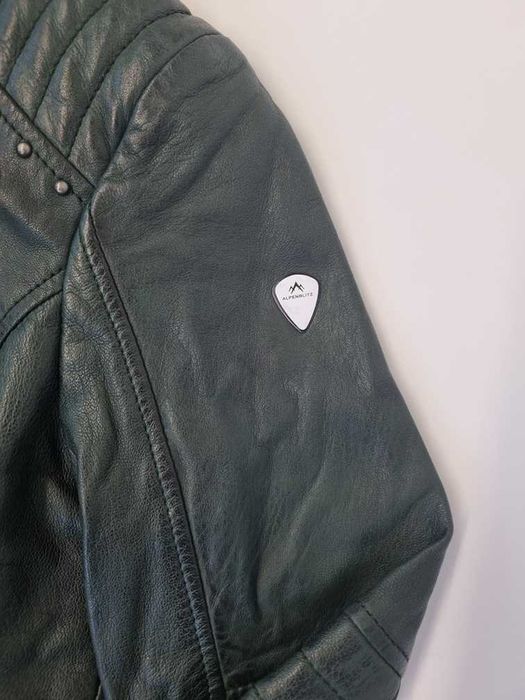 Geaca de Piele naturala Alpenblitz cu gluga detasabila - de dama