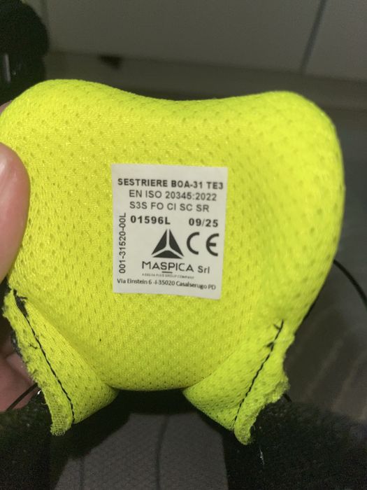 Pantofi protectie,sixton , S3S, nr . 40