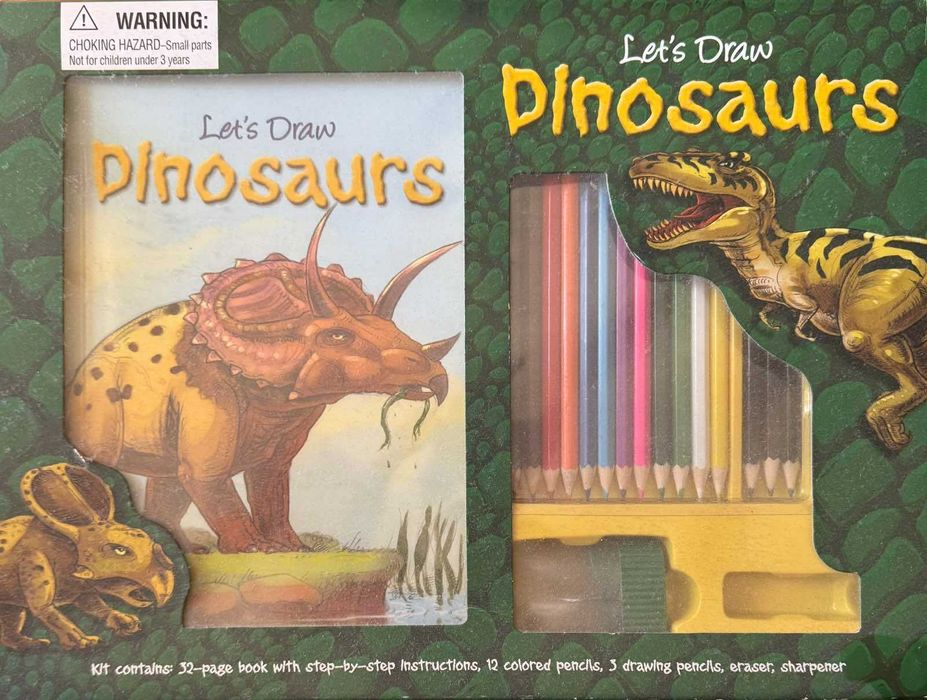 Let`s Draw Dinosaurs Комплект за рисуване