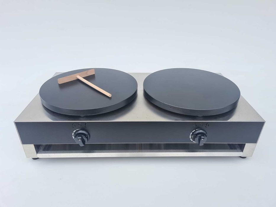 Plita Dubla pe Gaz Pentru Clatite Uriase Crepiera Transport GRATUIT