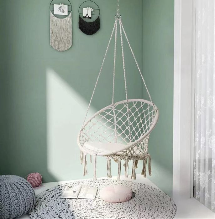 Leagan suspendat pentru gradina design modern diametru 80 cm