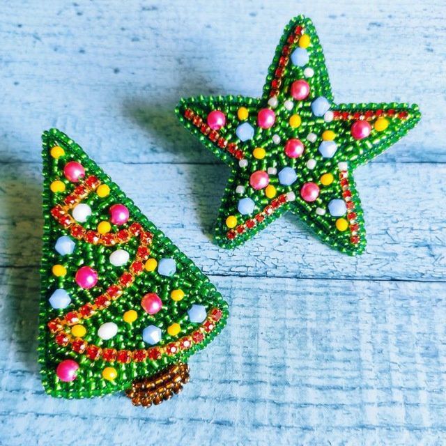 Броши ручной работы