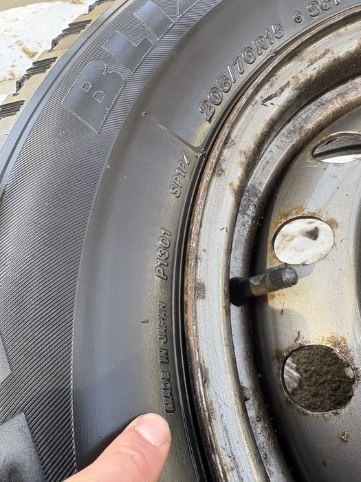 Диски с резиной BRIDGESTONE