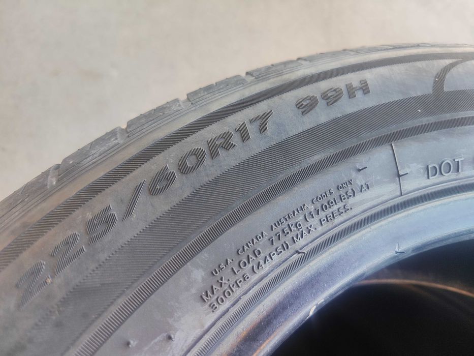 4бр.летни гуми 225/60/17 Hankook