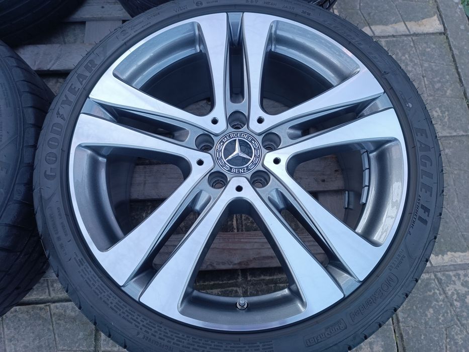 Джанти спорт пакет 19ки 5х112 Mercedes + летни гуми GoodYear