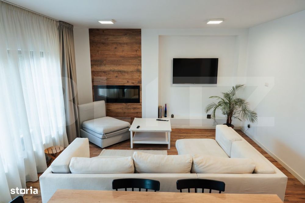 Casa individuala de inchiriat, 120 mp cu garaj si dorari moderne