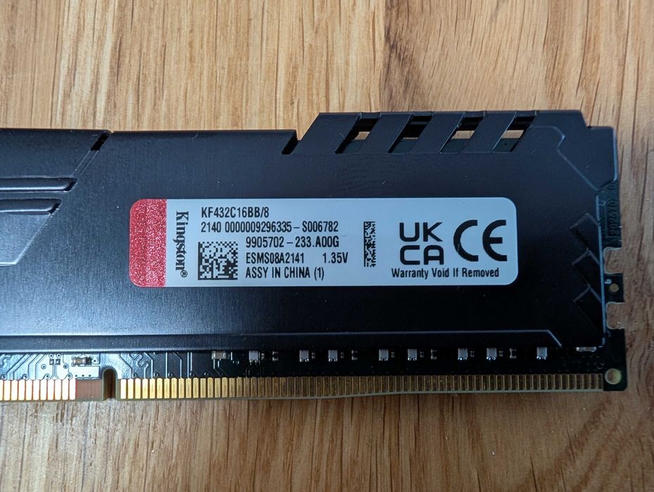 RAM Памет Kingston HyperX Fury 3200MTS, 2x8GB, 16GB