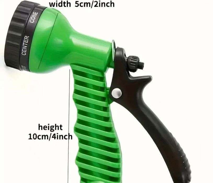 Градински разширяем маркуч 30 метра с 7 опции на впръскване