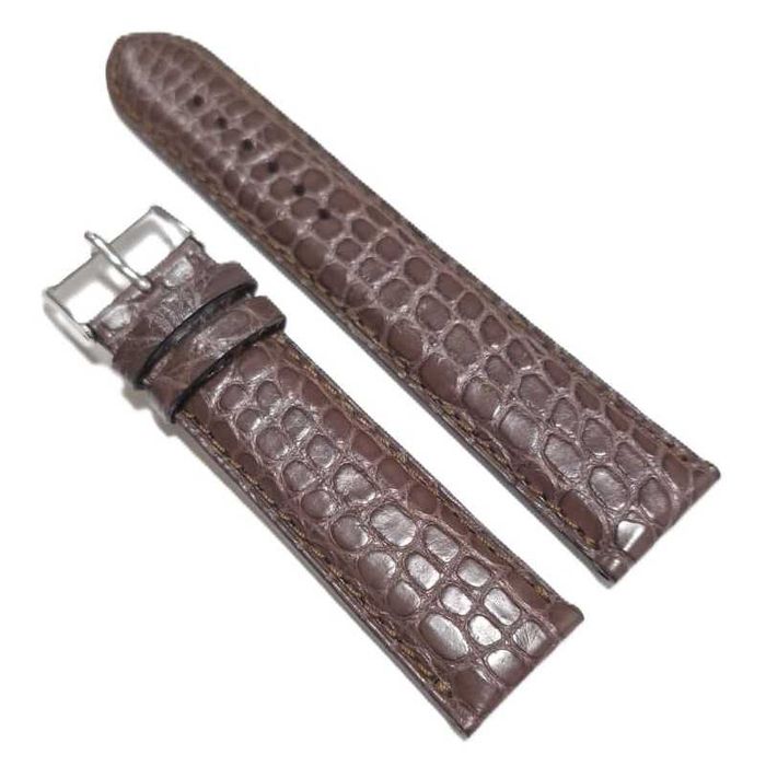 Curea de Ceas din Piele  de Crocodil Fleurus France (18mm, 20mm, 22mm