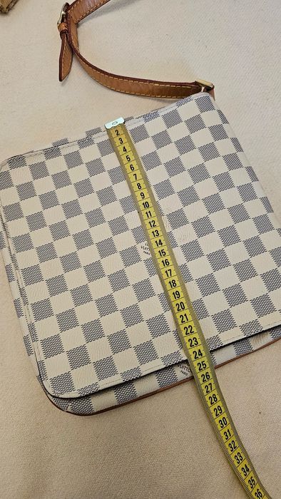 Geanta LV piele si canvas