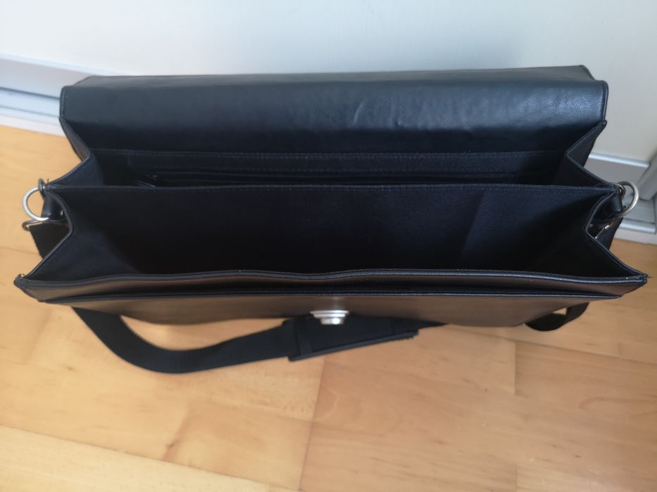 Servieta geanta acte laptop piele naturala umar