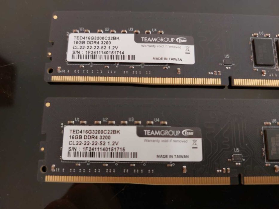 DDR4 32GB (2x16GB) 3200 TeamGroup Elite ГАРАНЦИЯ