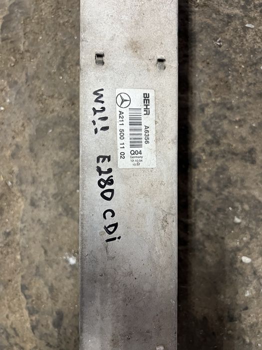 Интеркулер Mercedes W211 / S211 CDI – оригинален BEHR – A2115001102