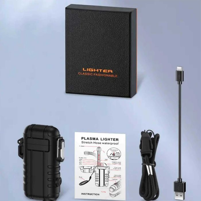 Водоустойчива плазмена запалка Explorer с удължител Led Фенер Лампа