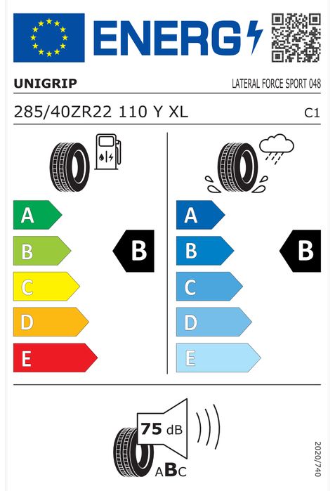 285/40 R22 110Y XL UNIGRIP (Gripmax) Anvelope noi vara protectie janta