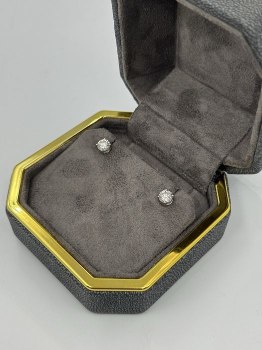 Cercei cu diamante