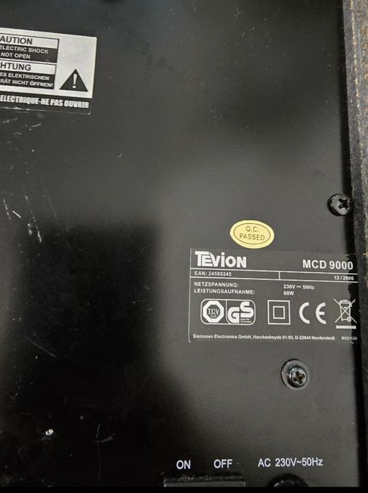 Sistem audio Tevion