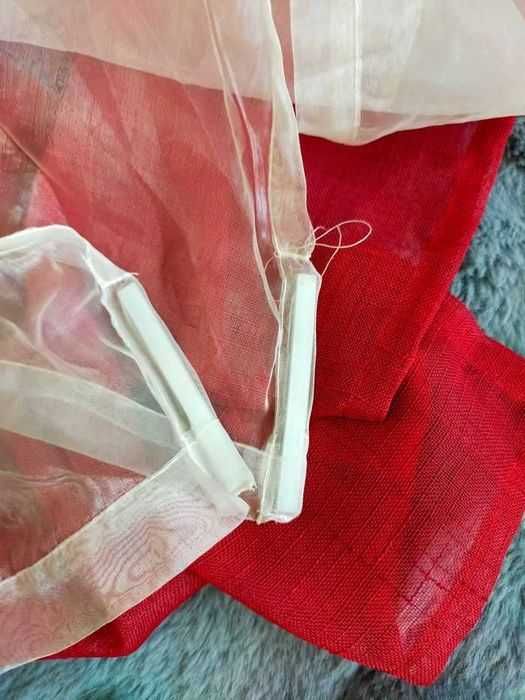 Draperie cu perdea și margine