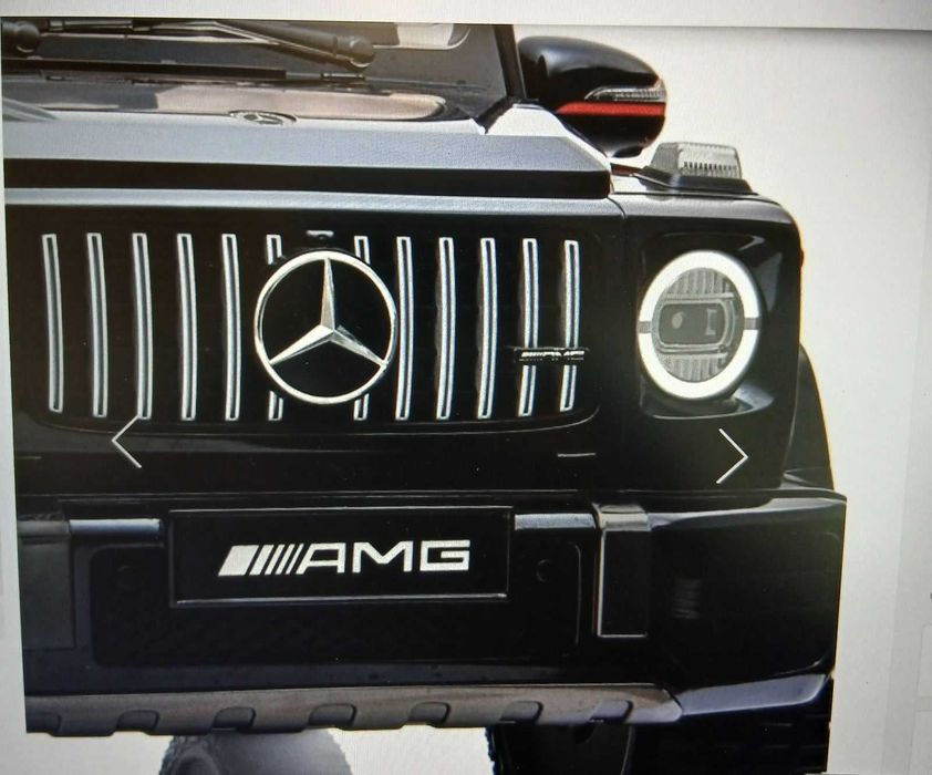 Акумулаторен джип Mercedes Benz G63,12V с меки гуми и кожена седалка