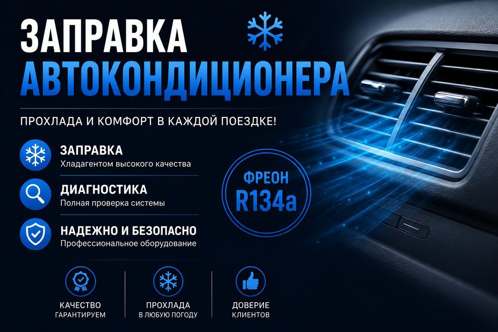 Заправка автокондиционера
