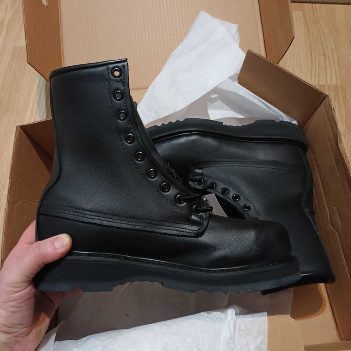 Ghete militare ALTAMA, USA din piele naturala neagra 6,5W masura 40-41