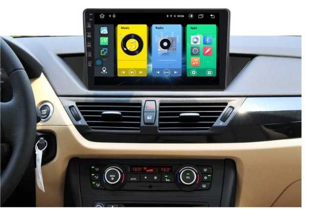 9-инчова мултимедия за BMW X1 (E84, 2009–2015) + Подарък камера