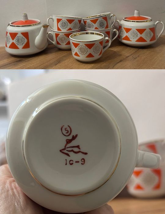 Винтажный чайный набор