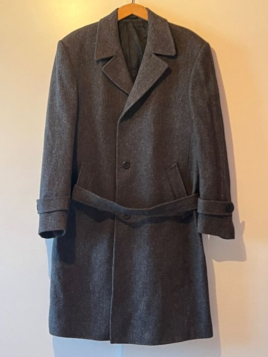 Вълнено мъжко палто