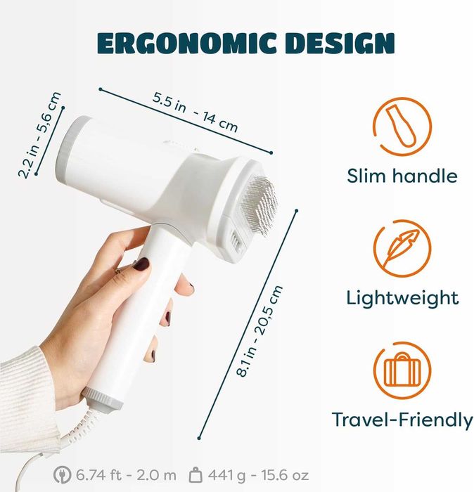 2 в 1 Сешоар и четка за домашни любимци KUUBIA