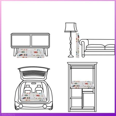 Складной коврик для детей