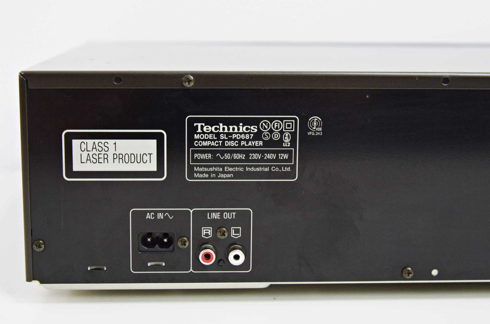 CD Player Technics SL-PD 687, 5 discuri