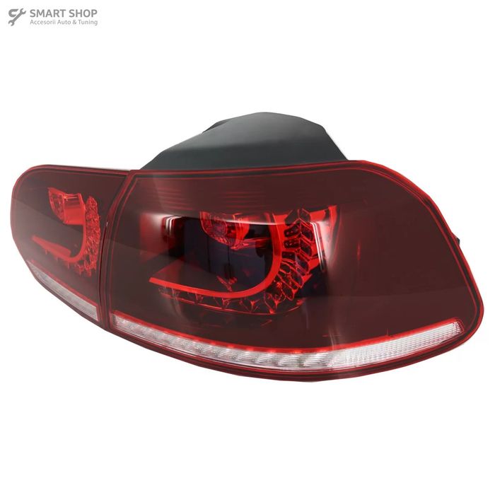 Stopuri FULL LED VW Golf 6 VI (2008-2013) R20 Design Semnal Secvential