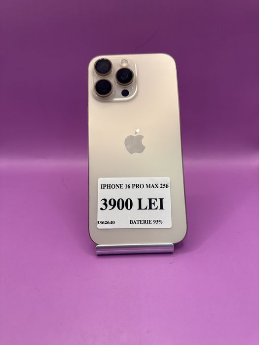 Iphone 16 Pro Max 256gb •Matei Amanet Crangasi•33626